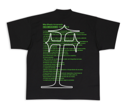 estampado blanco sobre estampado verde